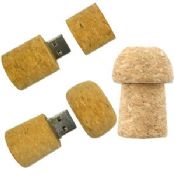 Üveg Cork fából készült USB images