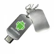 Portabel gaya rantai anjing logam USB Flash Drives images