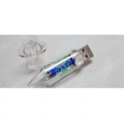 Transparent Medical Injector Plastic USB Flash Drive images
