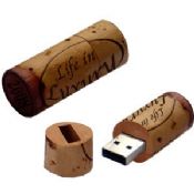 Rolha de vinho em forma de pendrive de madeira images