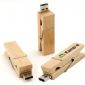 Clip Shape Wooden Thumb Drive Memory Stick Storage Device small picture