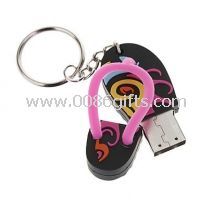 Beach Sandle Style Pink Customized USB Thumb Drive Promotional images