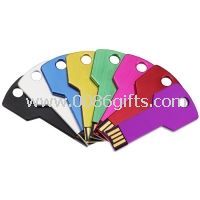 Metal Key USB Flash Drive Colorful Portable With Logo Printing images