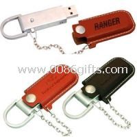 Red Black Pink Brown Leather USB Flash Disk images