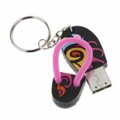 Beach Sandle Style Pink Customized USB Thumb Drive Promotional images