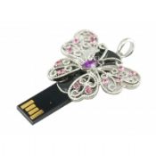 Mariposa estilo joyas USB Flash Drive images