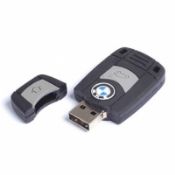 Forma de chave de carro personalizado USB Flash Drive Design personalizado armazenamento de borracha macia images