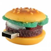 Em forma de hambúrguer personalizado USB Flash Drive criptografado images