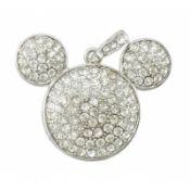 Mickey Mouse Shape Jewelry USB Flash Drive Memory Stick images