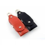 Rotatable Leather USB Flash Disk images