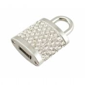 Personalizované Sliver zámek tvar šperky USB Pendrive images