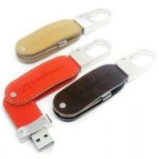 Giratória couro USB Flash Disk Encryption images