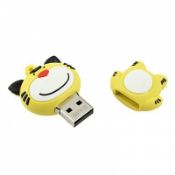 Tiger Shaped Customized USB Flash Drive images