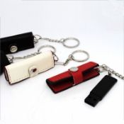 M-cüzdan deri USB birden parlamak yuvarlak yüzey özelleştirilmiş şeklinde images