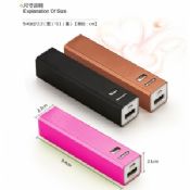 Színes rúzs 2600mAh Power Bank külső akkumulátor cég promóciós images