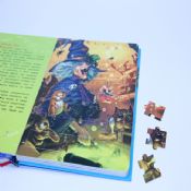 Pazzle livro com história de Inglês para crianças images