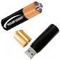 Baterai berbentuk logam USB Flash drive memori Stick small picture