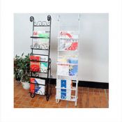 European - Style Movable Metal Magazine Rack images