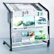 Metall Rack Display för tidningen / litteratur / tidningen images