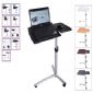 Rolling Angle Height Adjustable Laptop Desk small picture