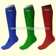 10% Spandex Jacquard Logos Sport Tube Socks Stockings images