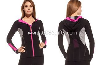 Womens Fitness Wear Contrast Color Pocketing images