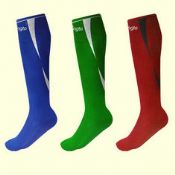 Fotball 65% Polyester 25% Nylon Multi farger Sport Tube sokker Jacquard logoer images