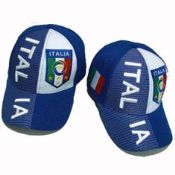 Italia azul sombrero grande al aire libre Cap images