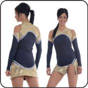 Long Sleeve Cheerleading Sportswear , Custom Cheer Shorts images