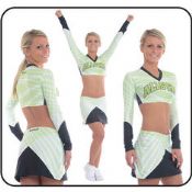Sexy Basketball Cheerleading Sportswear moitié Tops pour femmes images