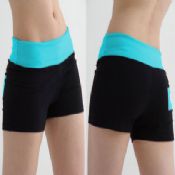 Macia e suave Activewear moda Fitness Shorts images