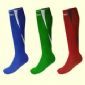 Fußball 65 % Polyester 25 % Nylon Multi Farben Sport Tube Socken Jacquard Logos small picture