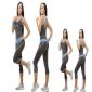 Σέξι κορίτσια Fitness άσκηση κορυφαία Capris γυναικών φορούν γυμναστήριο small picture