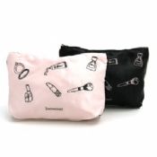 Ladys zipper small affordable cosmetic bag images