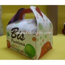 Lovely Folding Cake Paper Box With Die-Cutting Handle images