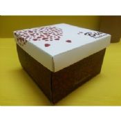 Paper Tube Containers Romantic Sweet Cake Box With Rectangle Shape images