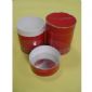 Contentores de tubo de papel vermelho comida reciclada grau para chá small picture