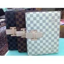 Checkered PU Leather case for iPad 2 3 4 IPAD MINI w/t arm band & Stand designer images