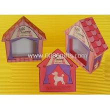 House Shaped Box - Dog Scaf Personalized Packaging Boxes with Windows Opening images