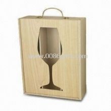 Special FSC Paper, 100% Recycled Carry-on Wine Packaging Boxes with Handle images