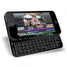 Ultra Light Bluetooth Sliding Keyboard and Hardshell Case for iPhone 5-Black images