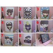 Cute Lovely Cartoon girl new Design Stand Case Cover for Apple iPad air 5 images