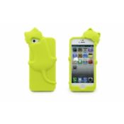 Bonjour Deere DIFFLE CAT série housse SILICONE noir pour APPLE IPHONE5 images