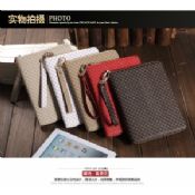 Mare Luxury portofel cu fermoar caz Cover pentru Apple iPad 2/3/4 images