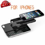 Sliding Standing Detachable Bluetooth keyboard for Apple iPhone5 images
