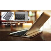 White Mobile Aluminum Wireless Bluetooth Keyboard for iPad 3rd Gen images