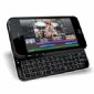 Ultra Light Bluetooth Sliding Keyboard and Hardshell Case for iPhone 5-Black small picture