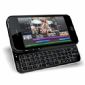 Ultra luz Bluetooth teclado deslizante e Hardshell Case para iPhone 5-preto small picture