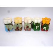 Scented Flower Top Pillar Candle images