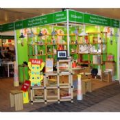 100% grøn produkter genanvendt PE papir display hylde kabinetter pap kontormøbler til udstilling images